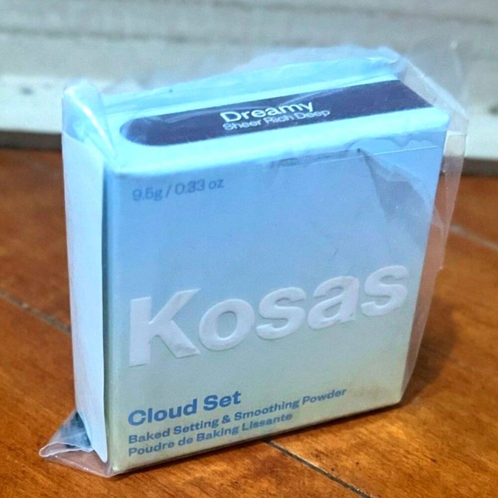 KOSAS Cosmetics Cloud Bake Set+Smooth Powder—Dreamy Shade Rich/Deep—NIB NEW—9.5g